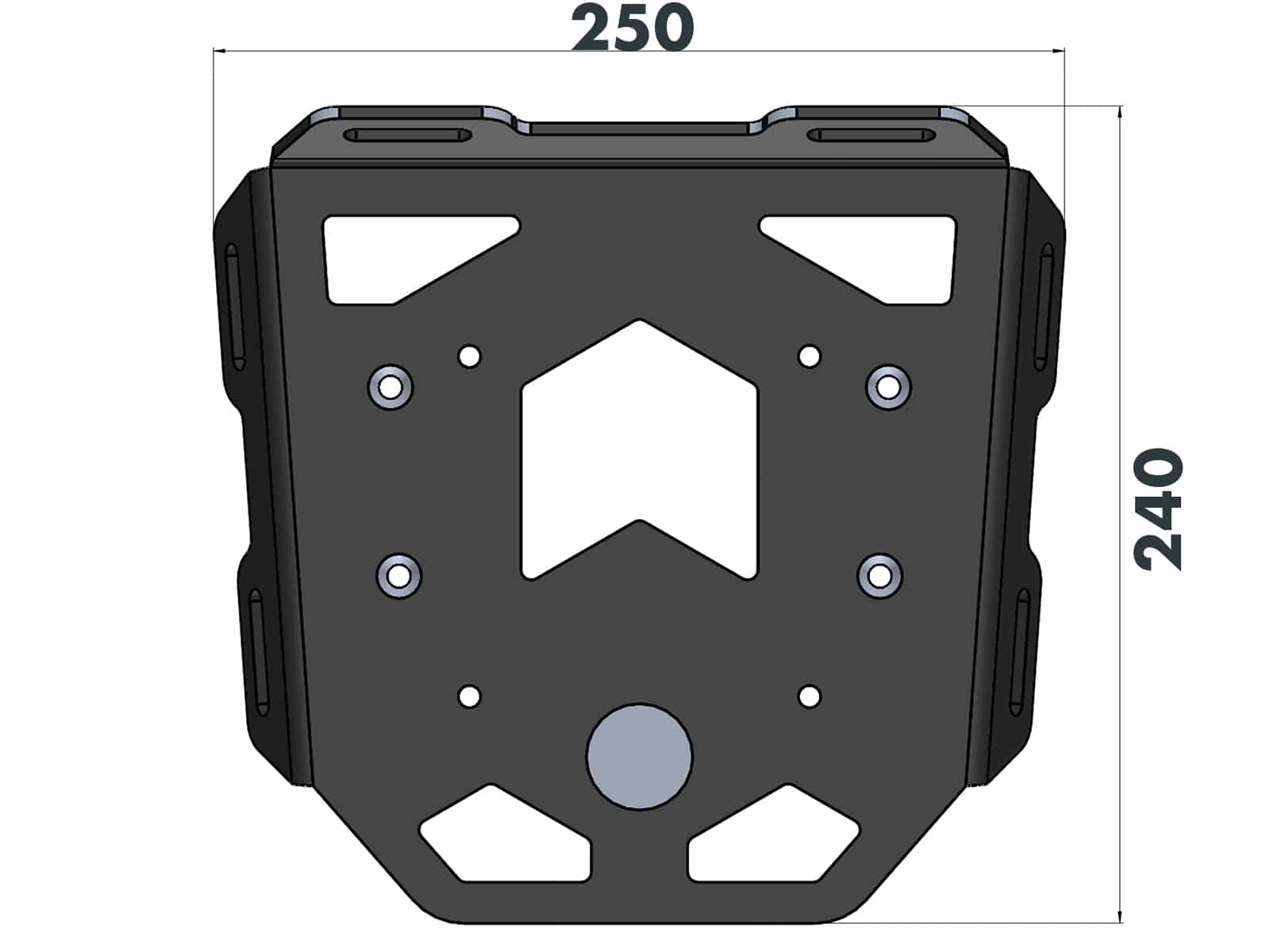 Minirack soft luggage rear rack for KTM 390 Duke (2017-2023)