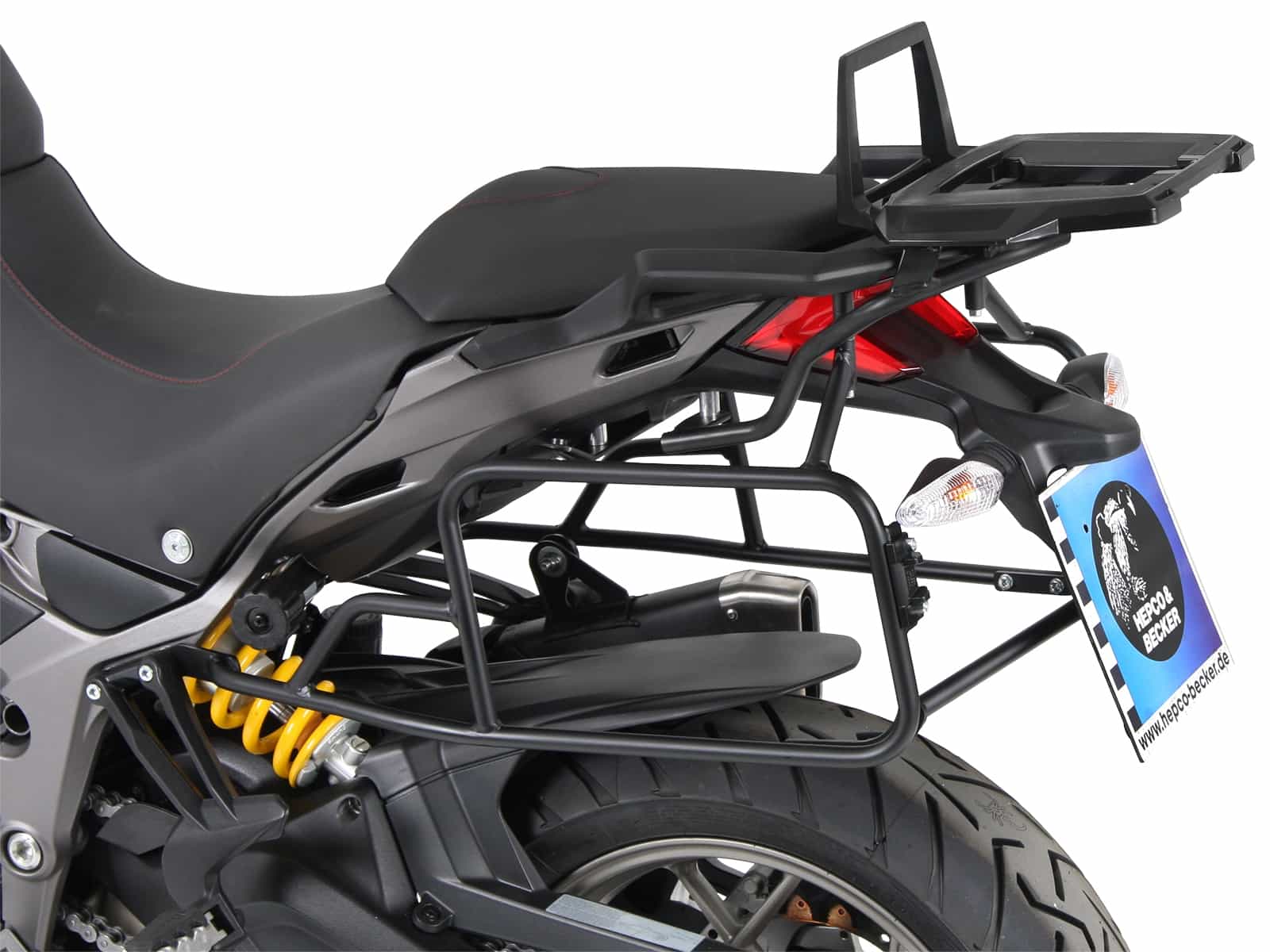 Sidecarrier permanent mounted black for Ducati Multistrada 1260 / S (2018-)