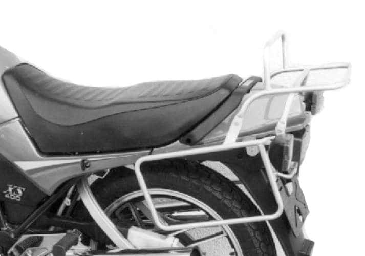 Complete carrier set (side- and topcase carrier) chrome for Yamaha XS 400 Dohc Seca (1982-1987)