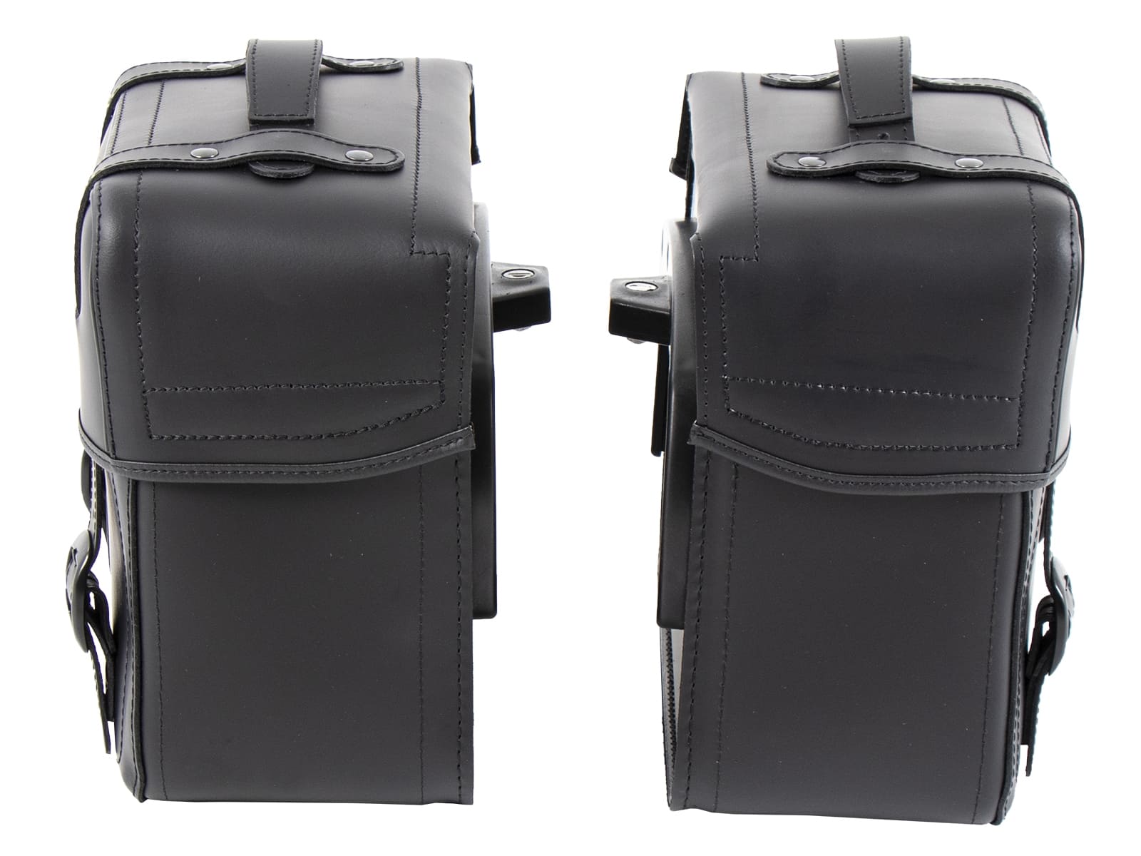 Rugged leather bag set black for C-Bow holder