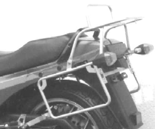 Complete carrier set (side- and topcase carrier) black for Kawasaki GPZ 750 (1985-1986)/900 R (1984-1993)