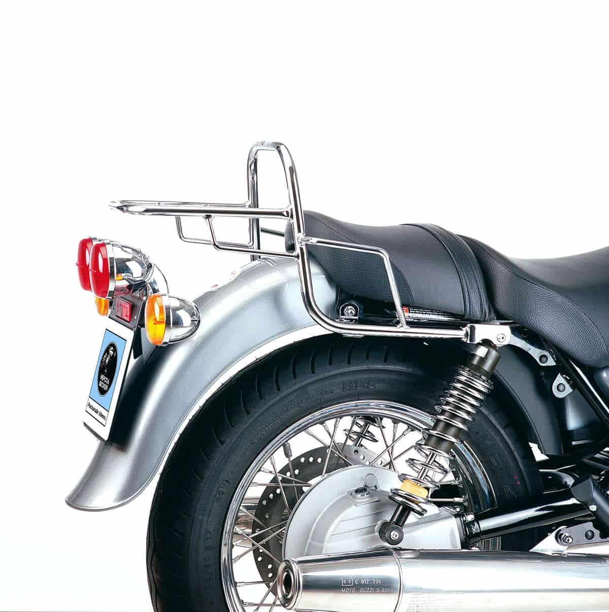 Topcase carrier tube-type chrome for Moto Guzzi California Jackal (1999-)