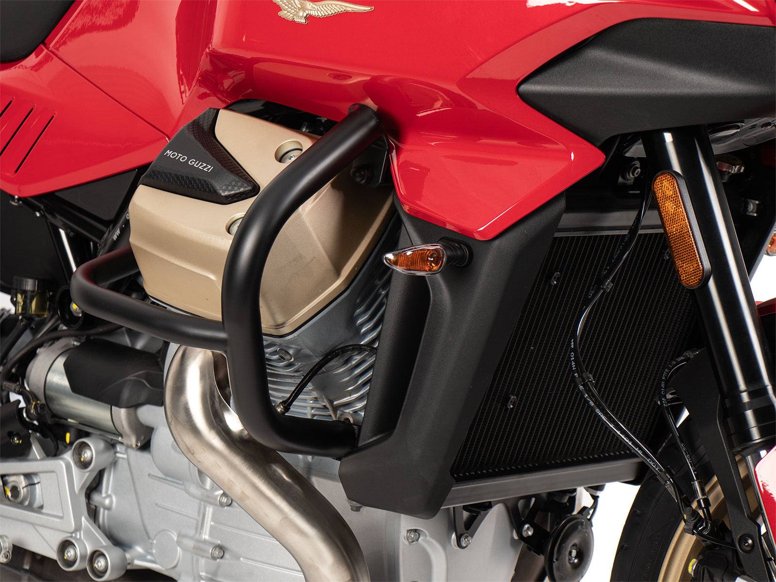 Engine protection bar black for Moto Guzzi V100 Mandello / S (2022-)