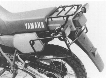 Sidecarrier permanent mounted black for Yamaha XT 600 Ténéré (1986-1987)