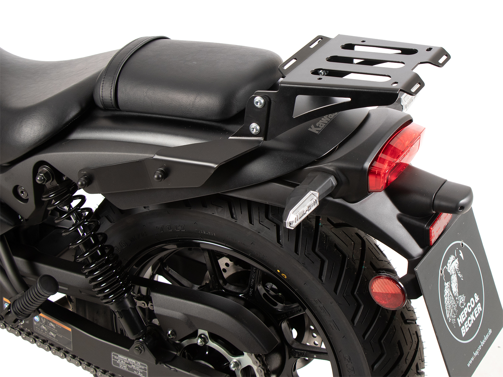Minirack soft luggage rear rack for Kawasaki Eliminator 500 (2024-)