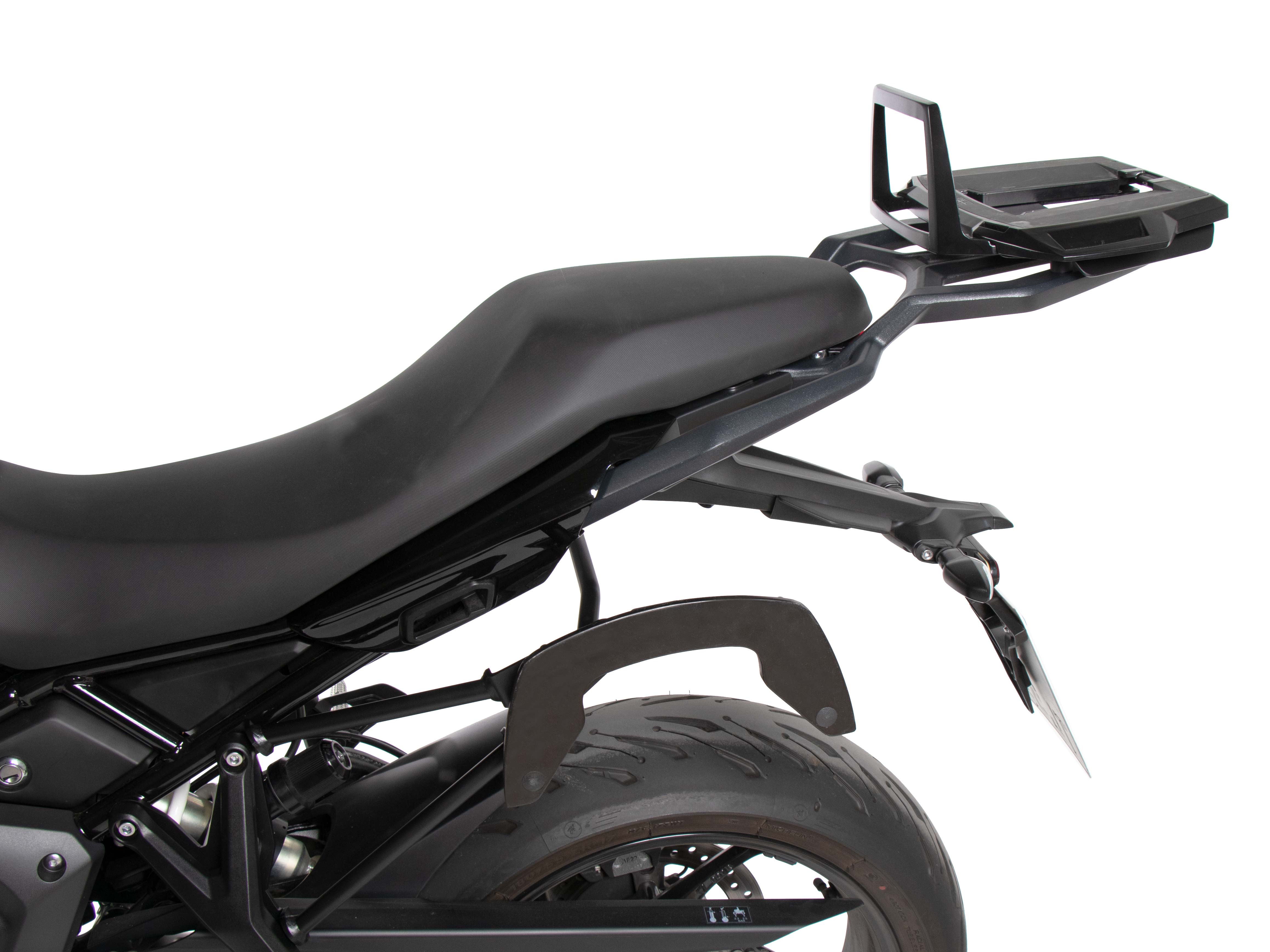Alurack top case carrier black for combination with original rear rack for Triumph Tiger Sport 660 (2022-)