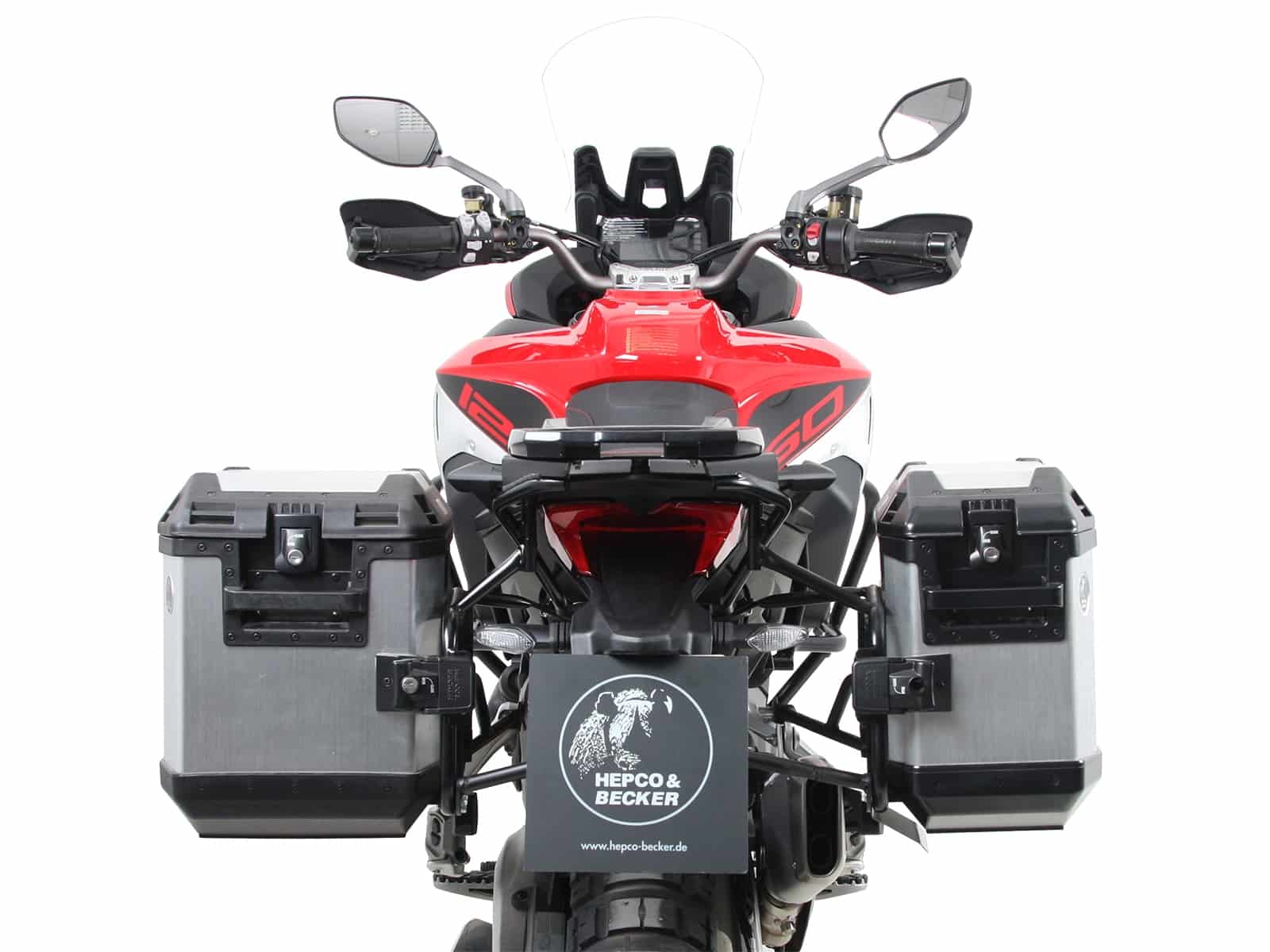 Sidecarrier permanent mounted black for Ducati Multistrada 1260 Enduro (2019-)