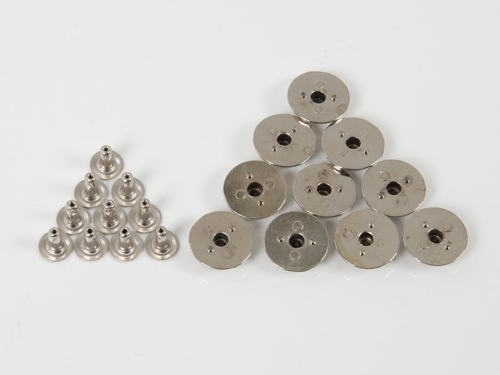 Decorative rivets for Hepco&Becker leather bags Buffalo Custom and Ivory