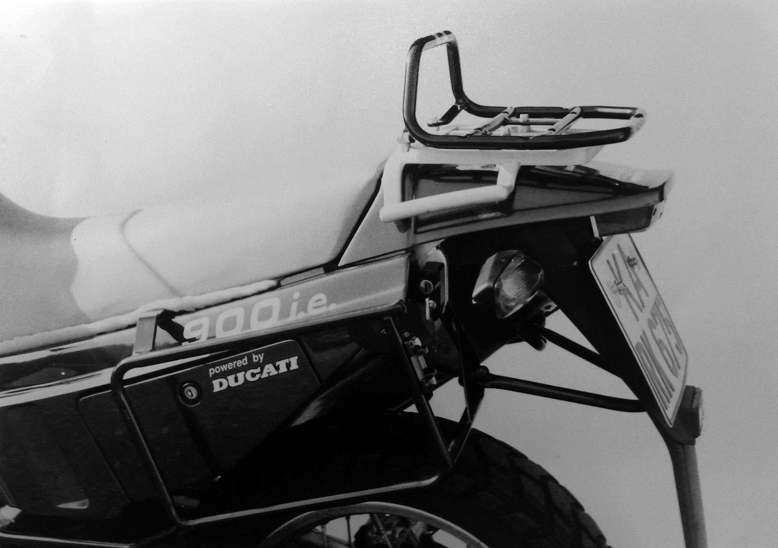 Sidecarrier permanent mounted black for Cagiva Elefant 750 i.e./GT/AC/Elefant 900 i.e./GT (1993-1997)