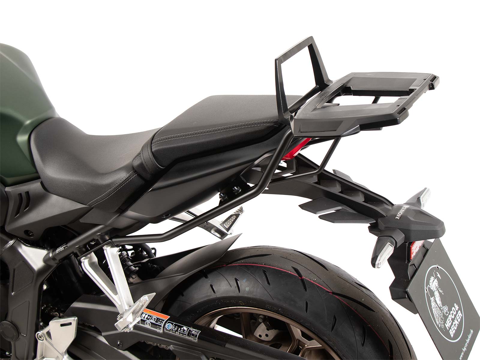 Alurack top case carrier black for Honda CB 650 R / E-Clutch (2024-)