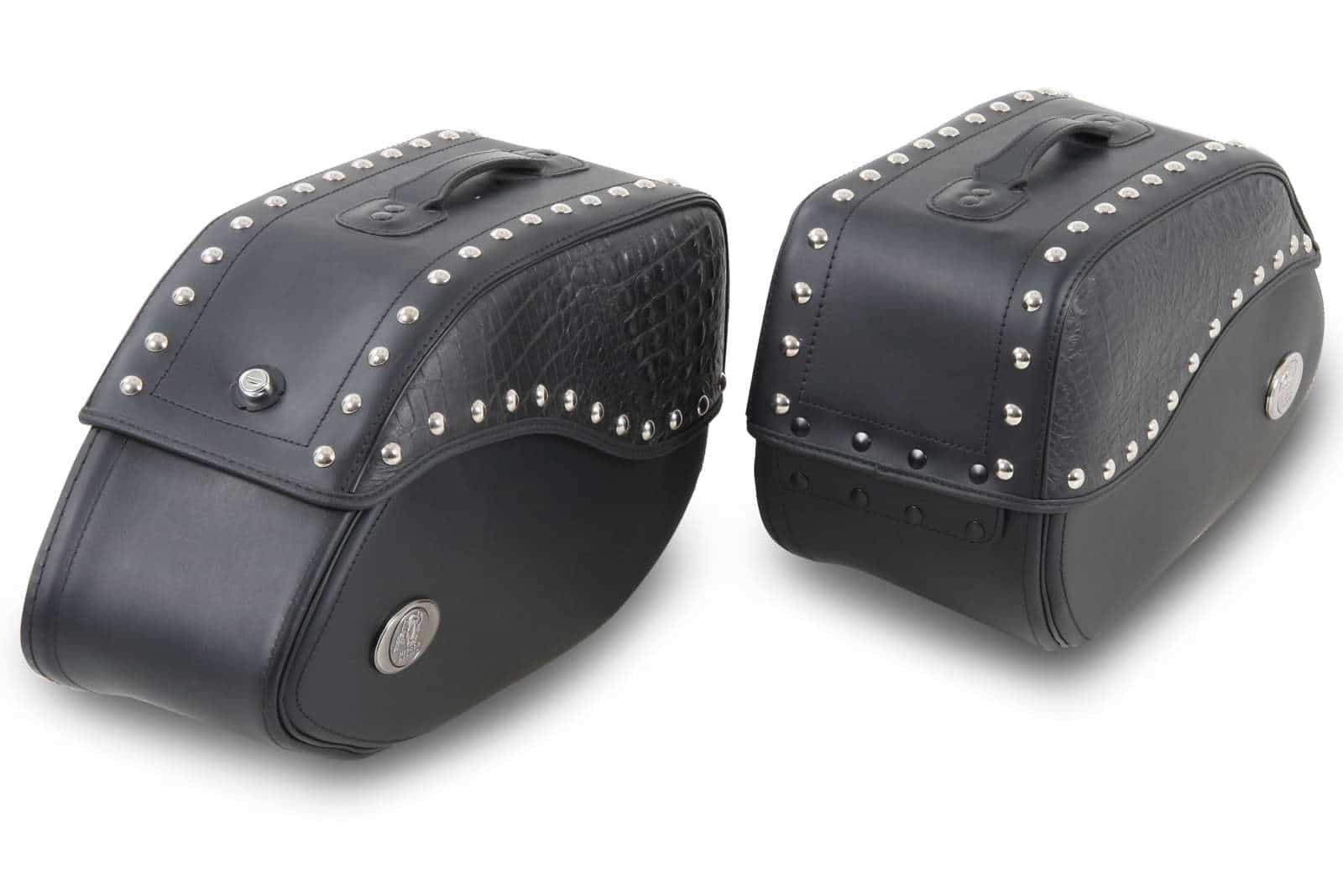 Ivory black leather bag set for leather bag holder tube type