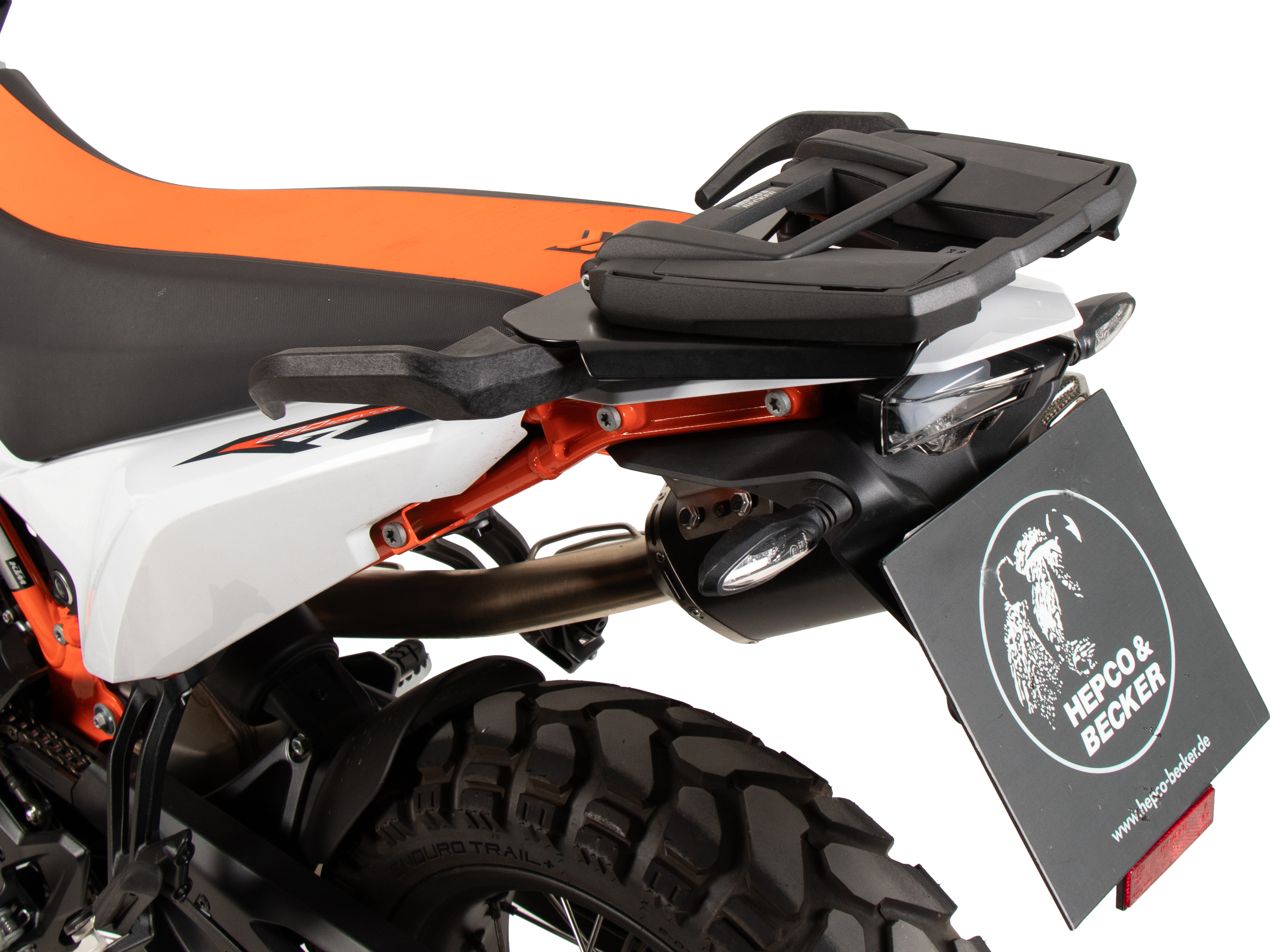 Easyrack topcasecarrier black for combination with original rear rack for KTM 890 Adventure / R / Rally (2023-)