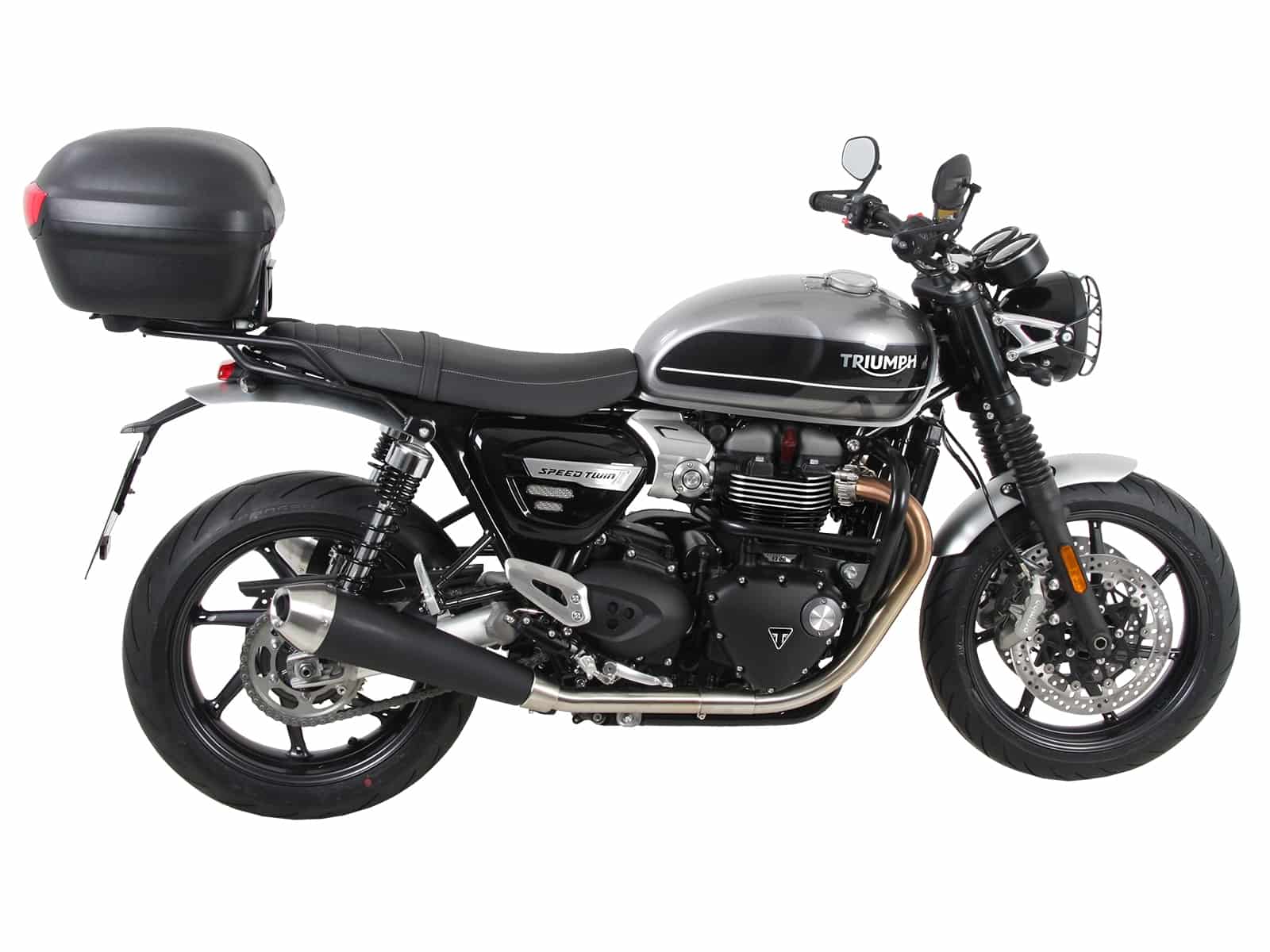 Alurack topcasecarrier black for Triumph Speed Twin (2019-)