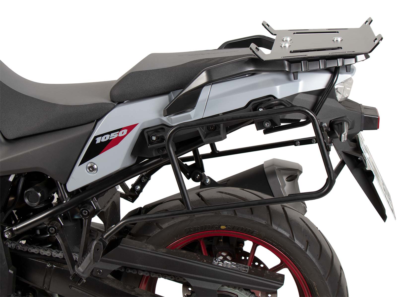 Sidecarrier permanent mounted black for Suzuki V- Strom 1050 (2023-)