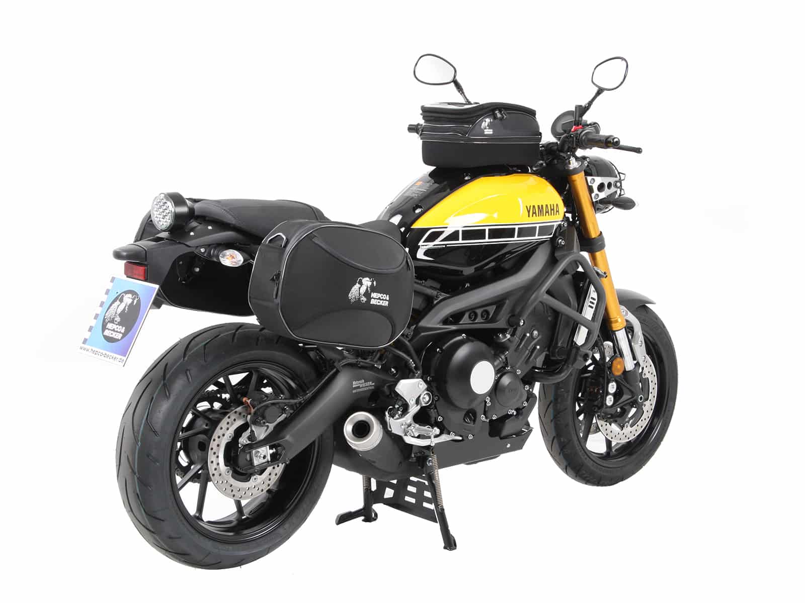 C-Bow sidecarrier black for Yamaha XSR 900 (2016-2021) (pillion seat not usable)