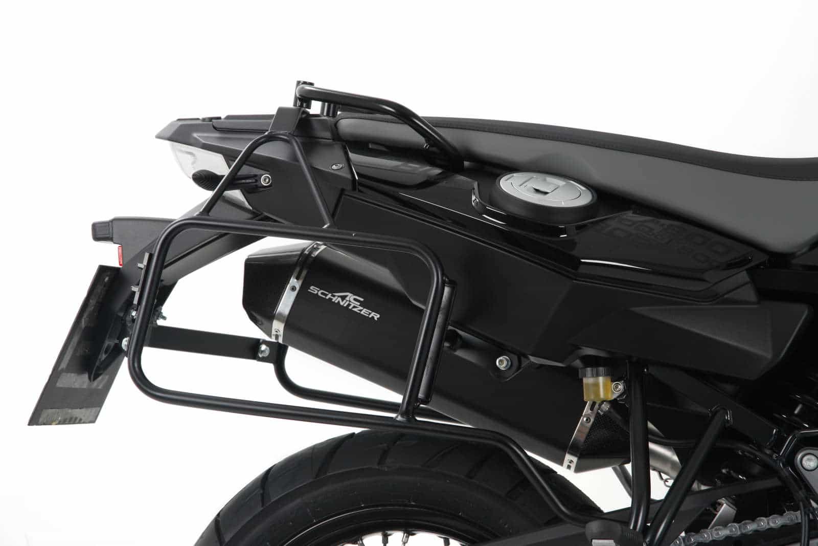 Sidecarrier permanent mounted black for BMW F 650 GS Twin (2008-2011)/F 700 GS (2012-2017)/F 800 GS (2008-2018)