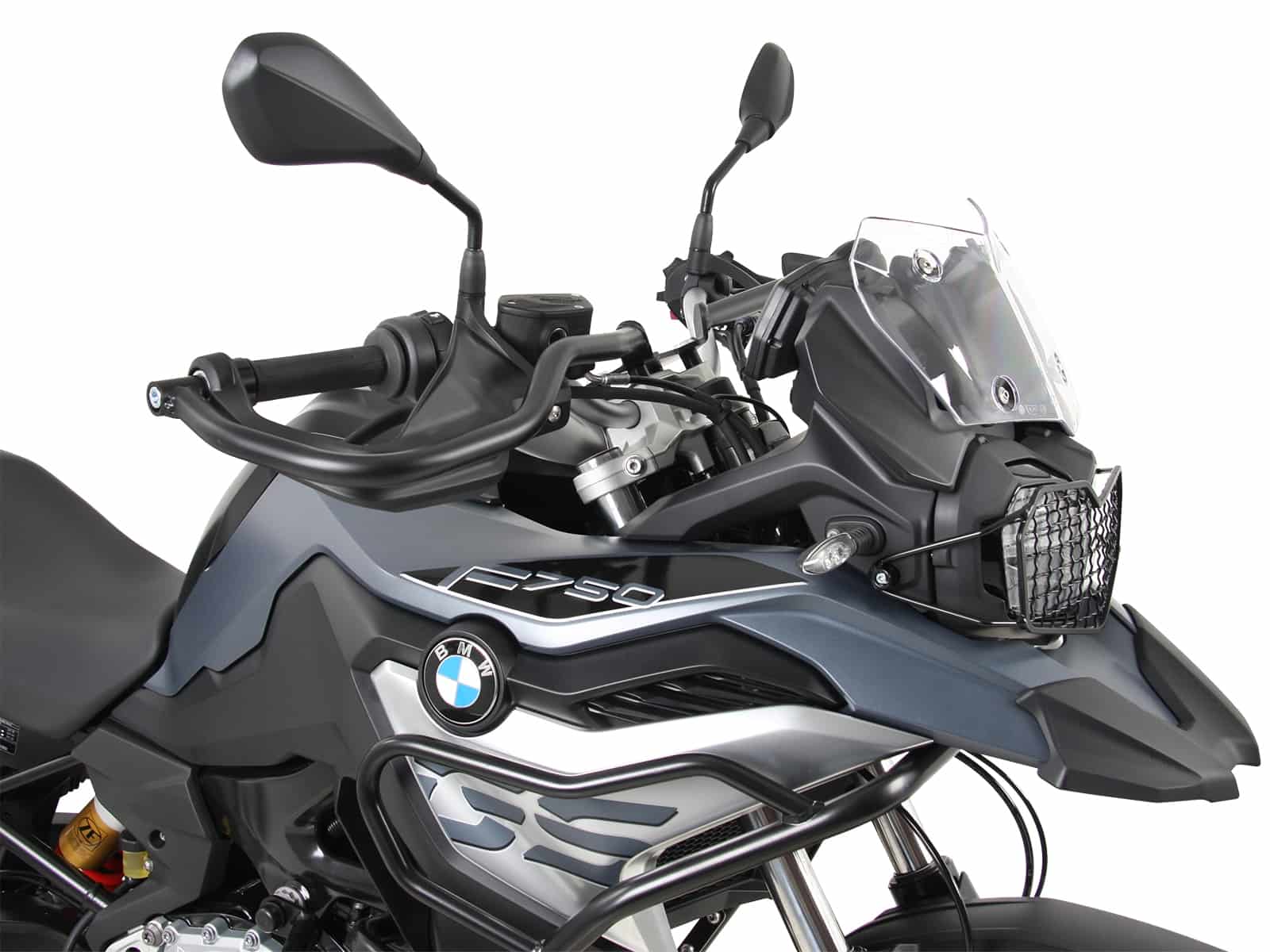 Front protection bar black for BMW F 750 GS (2018-2023)