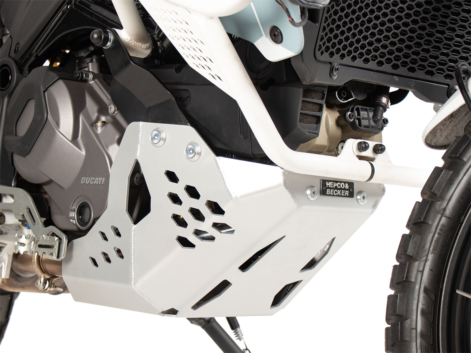 Engine protection plate aluminium for Ducati Desert X (2022-)