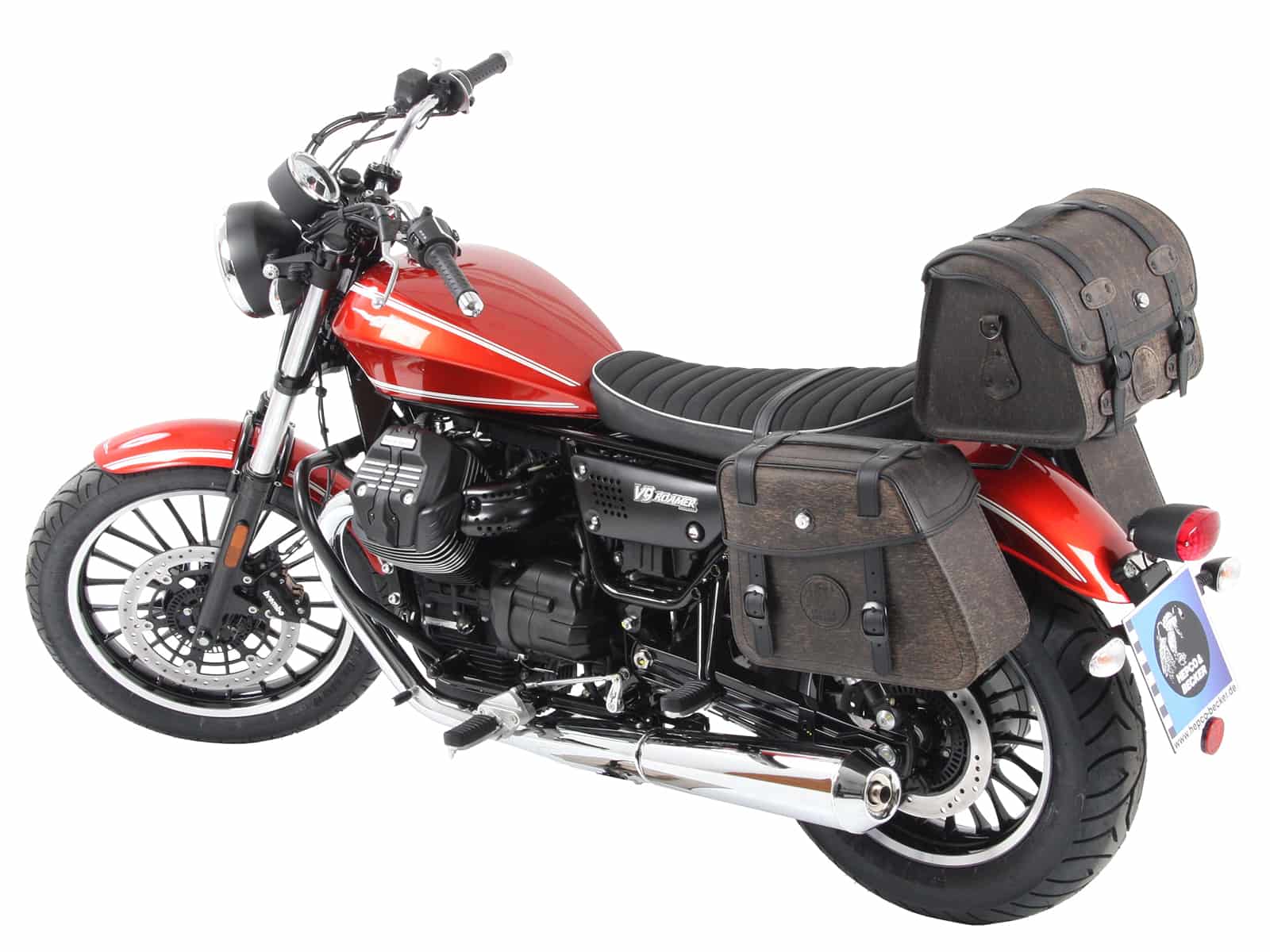 Leatherbag tube carrier Cutout for Moto Guzzi V9 Bobber/Special Edition (2021-)