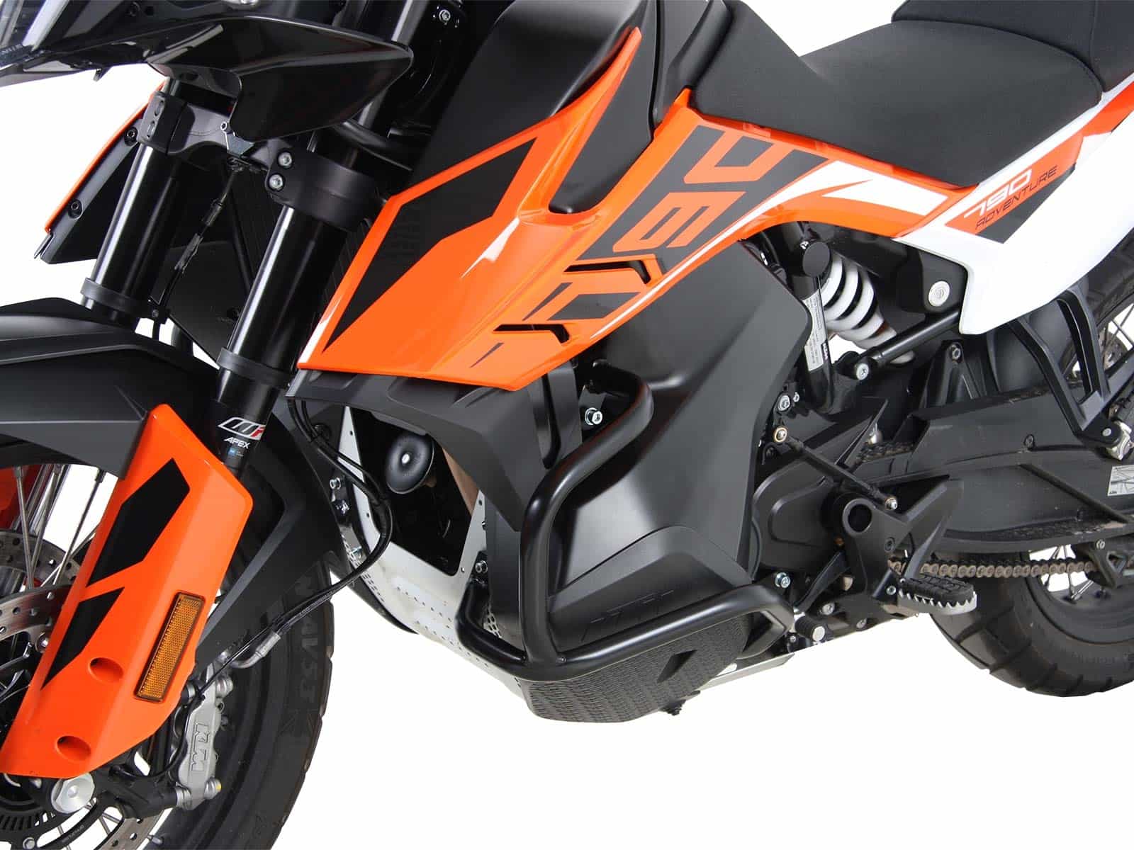 Engine protection bar black for KTM 890 Adventure / R / Rally (2021-2022)