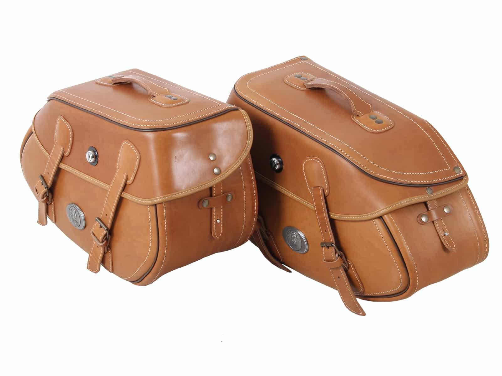 Saddle bag set Buffalo sandbrown for tube saddlebag carrier