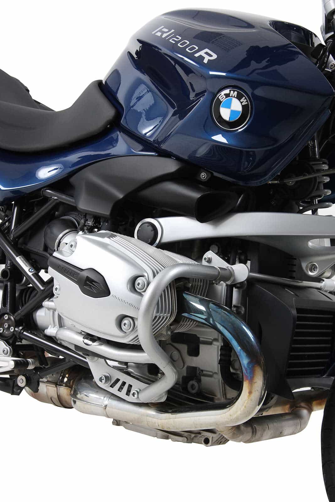 Engine protection bar silver for BMW R 1200 R (2006-2010)
