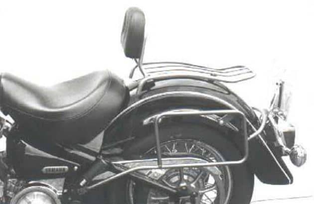 Sidecarrier permanent mounted chrome for Yamaha XV 1600 Wild Star (1994-2004)