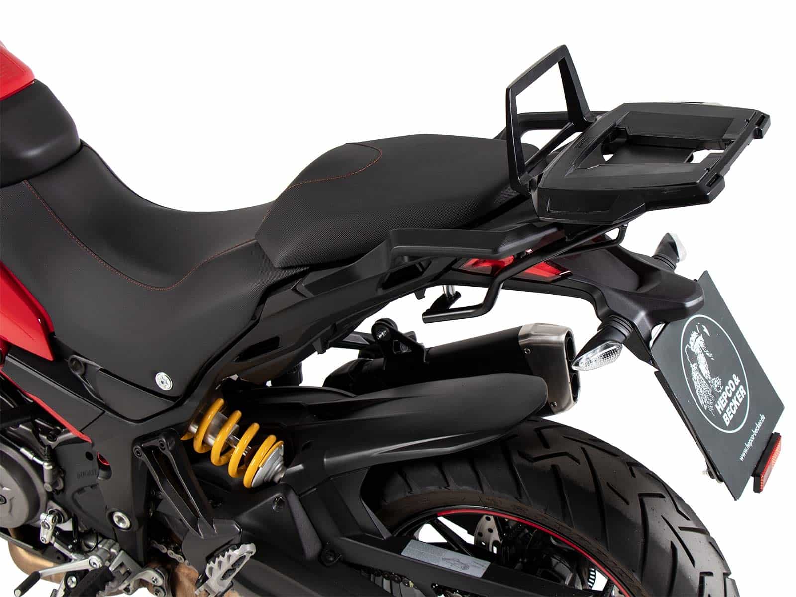 Alurack top case carrier black for Ducati Multistrada 1260 Enduro (2019-)