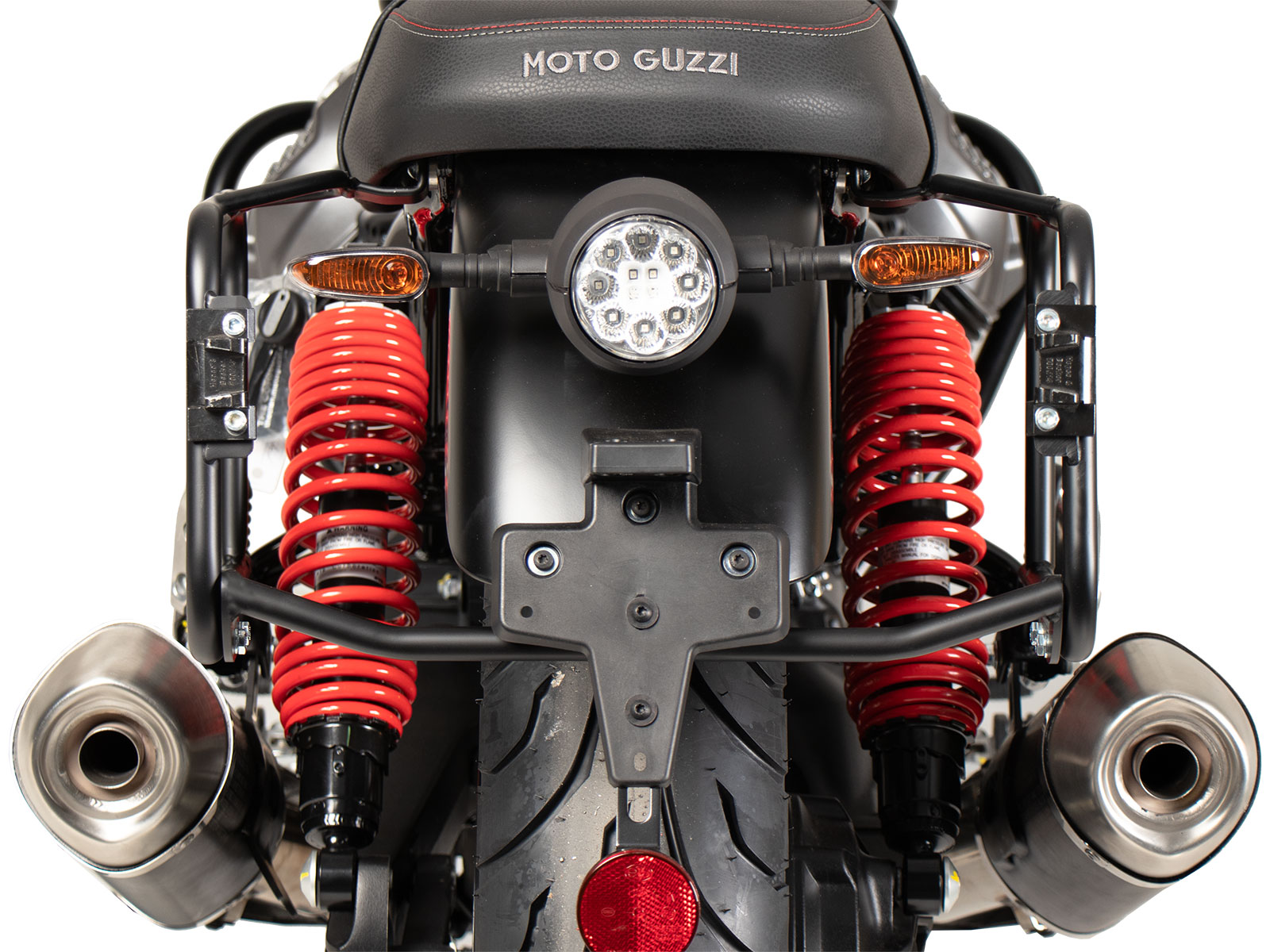 Sidecarrier permanent mounted black for Moto Guzzi V7 Stone Special edition (850ccm) (2022-)