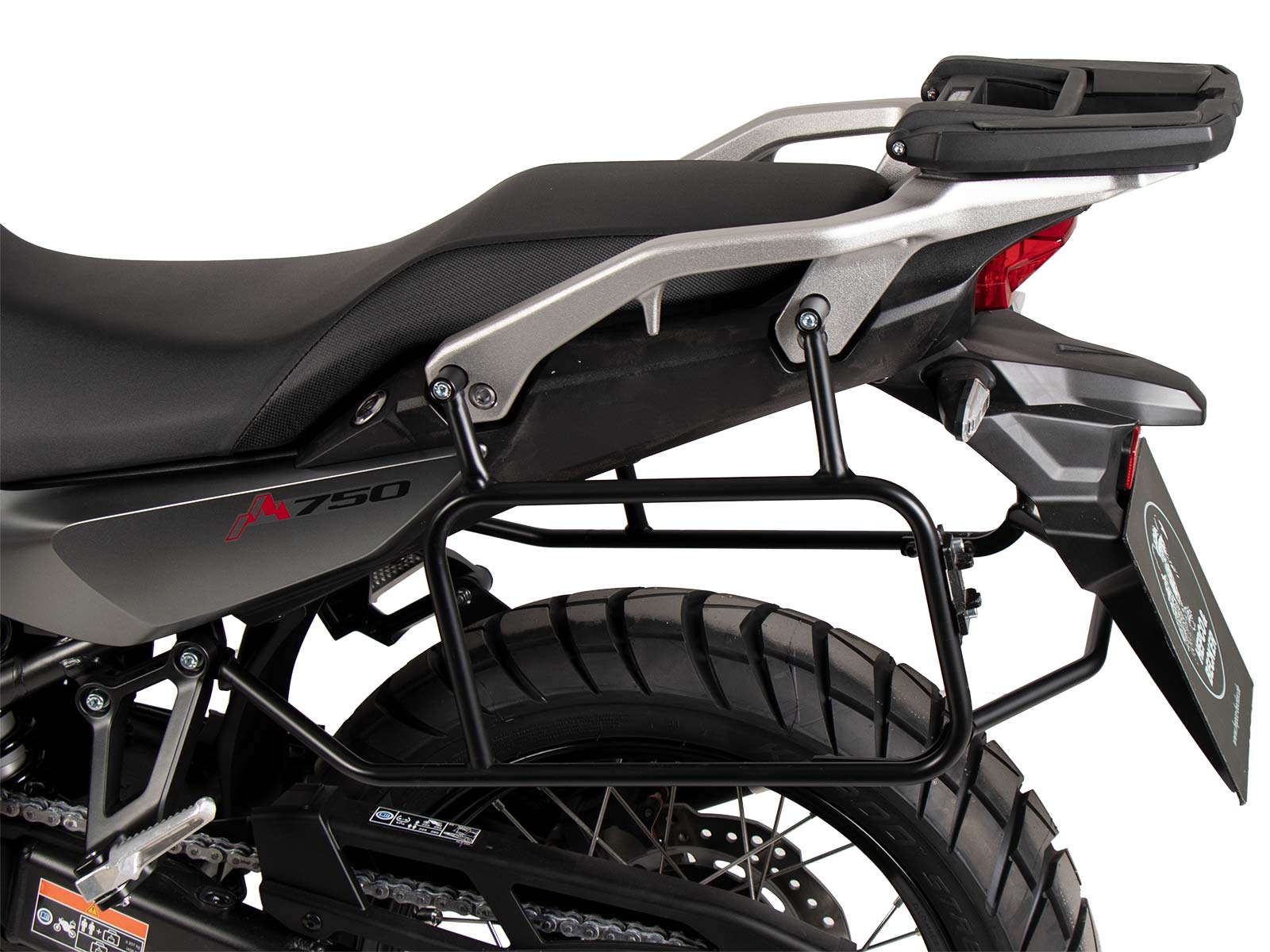 Sidecarrier permanent mounted black for Honda XL 750 Transalp (2023-)