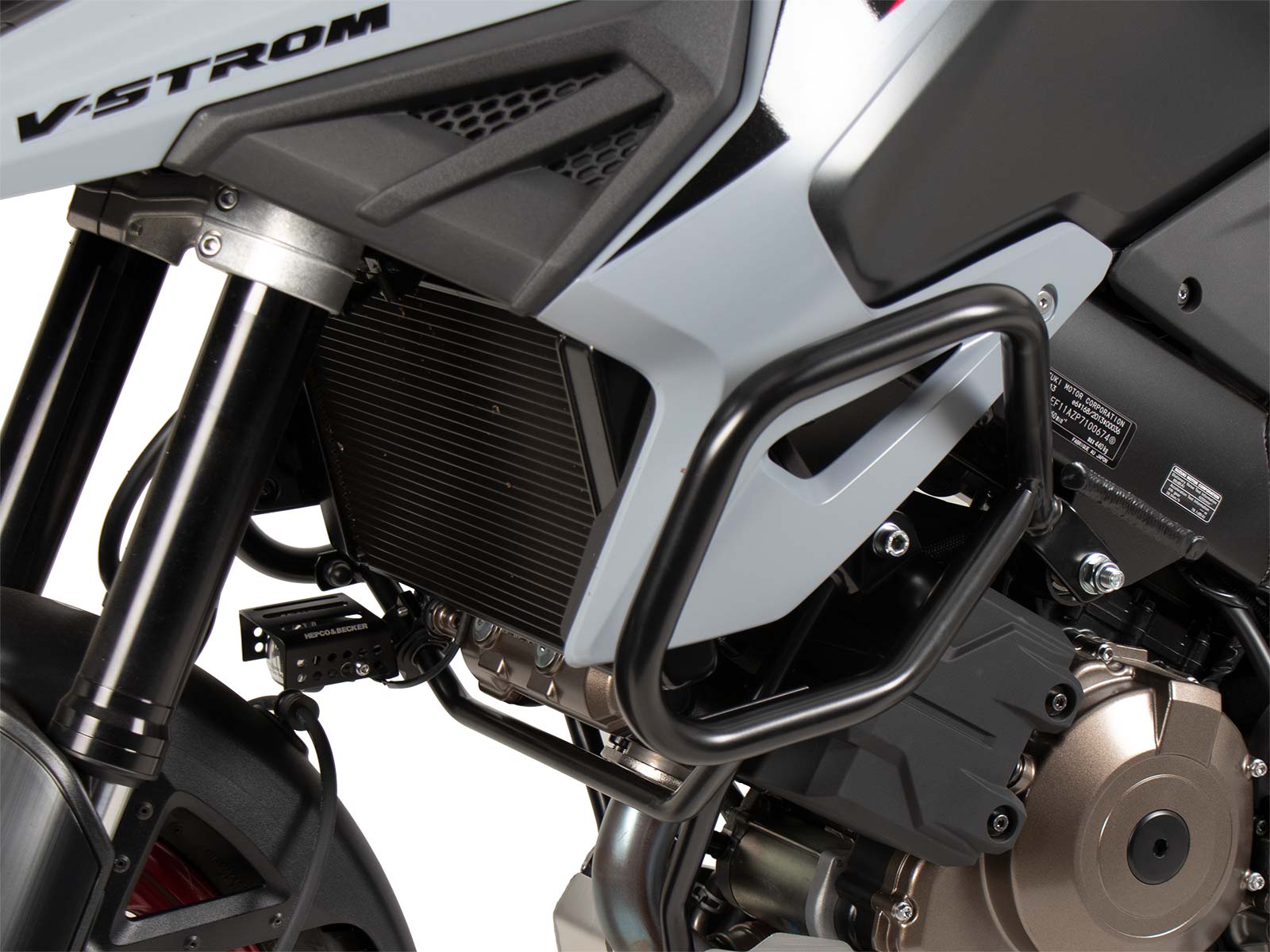 Engine protection bar black for Suzuki V- Strom 1050 (2023-)