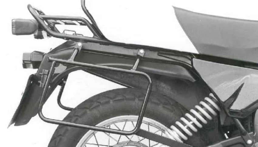 Sidecarrier permanent mounted black for BMW R 80 GS (1988-1994)/R 100 GS (1987-1994)
