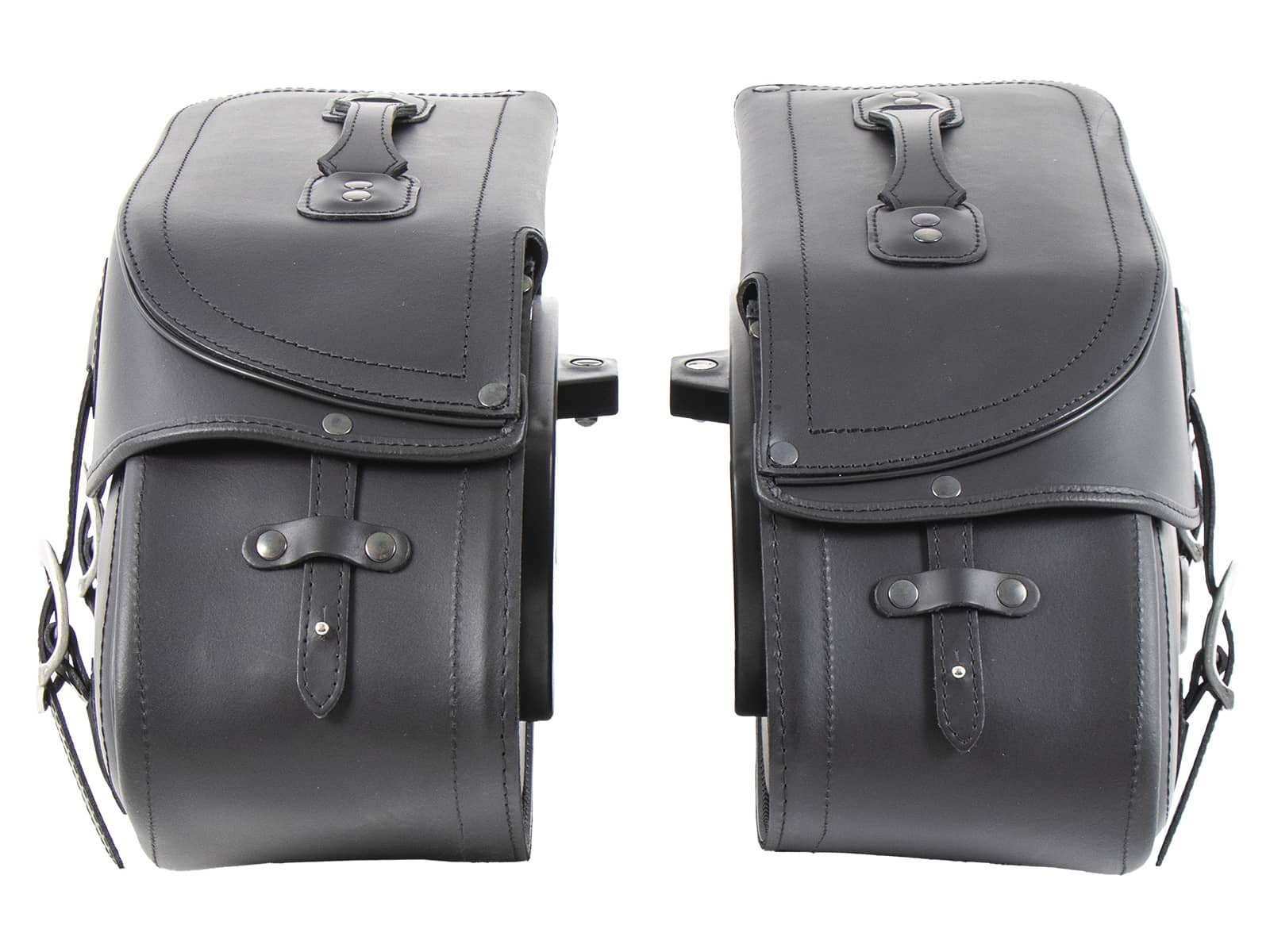 Buffalo leather bag set black for C-Bow holder