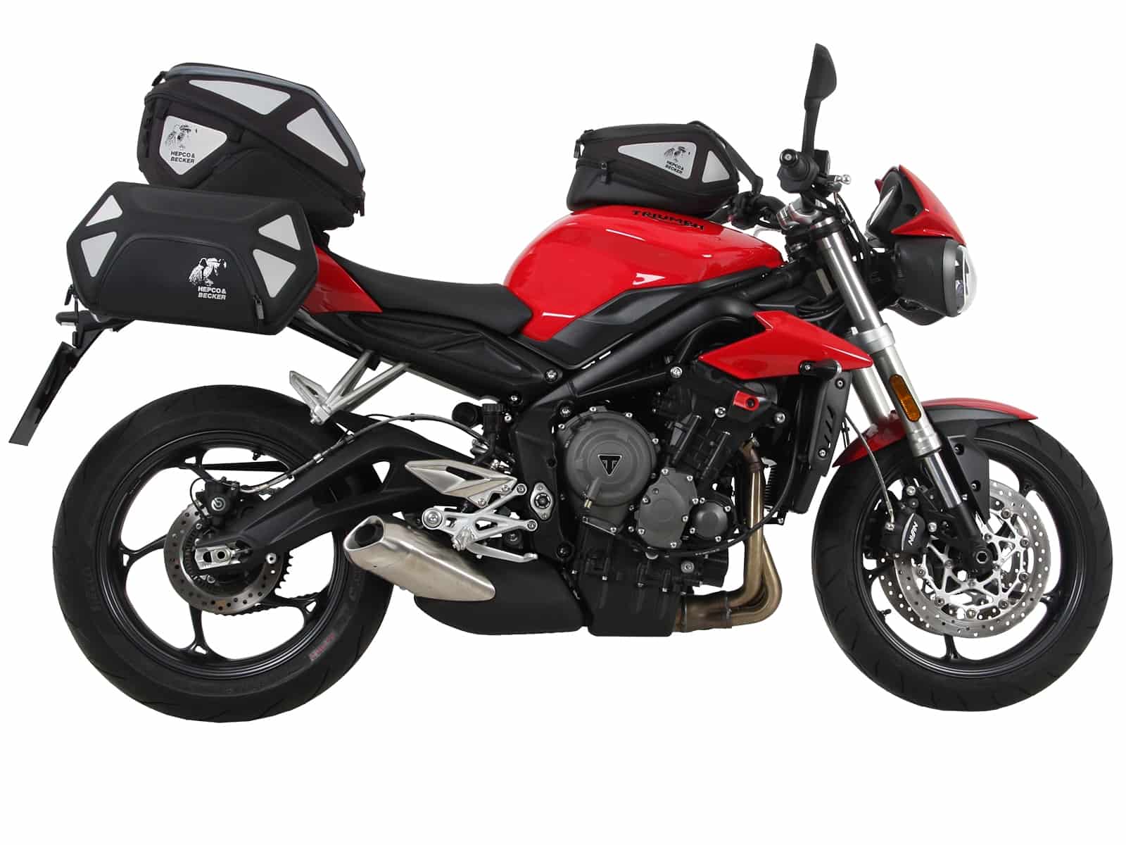 C-Bow sidecarrier black for Triumph Street Triple 765 S/R/RS/R Low/Moto2 (2017-)