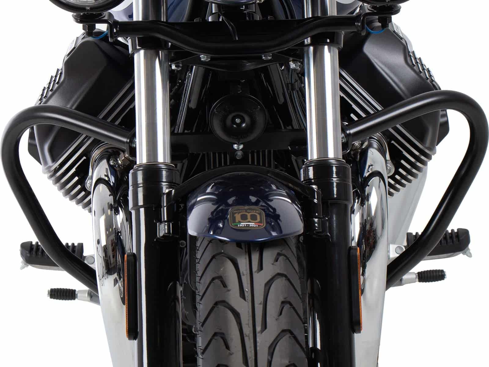 Engine protection bar black for Moto Guzzi V7 Special/Stone/Centenario (850 ccm) (2021-)