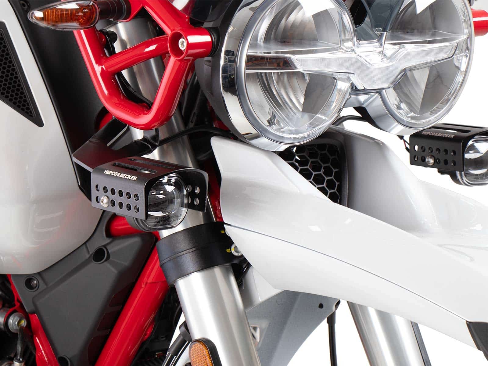 LED Auxillary Fog Lights for Moto Guzzi V 85 TT (2019-2023)/Travel (2020)