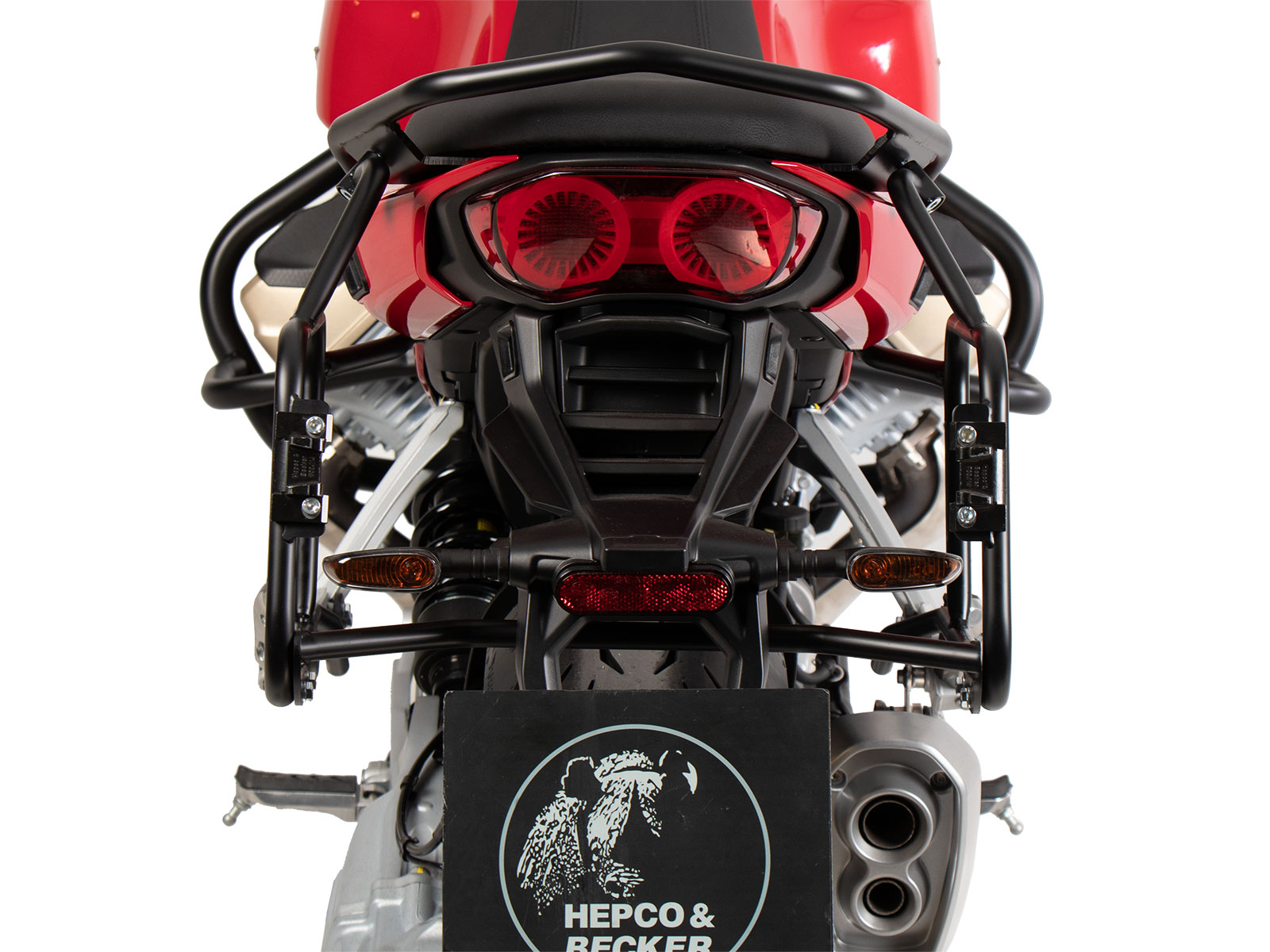 Sidecarrier permanent mounted black for Moto Guzzi V100 Mandello / S (2022-)