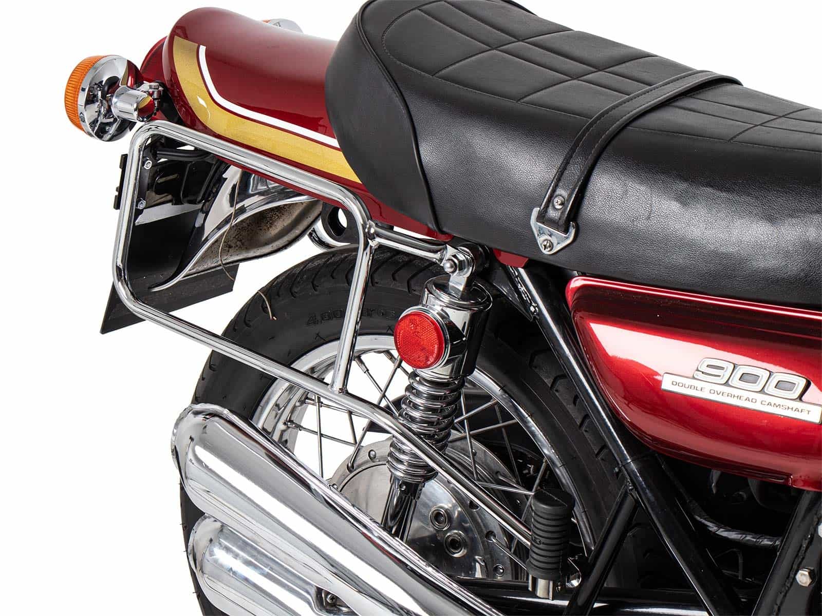 Sidecarrier permanent mounted chrome for Kawasaki Z 900 (1973-1976)/Z1000 A (1977-1978)