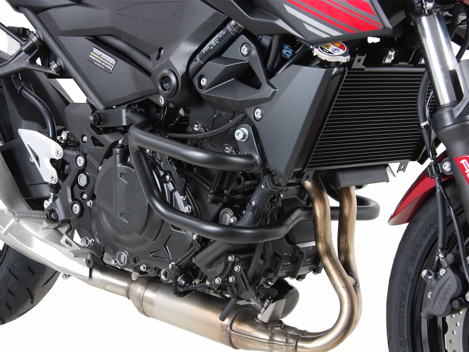 Engine protection bar black for Kawasaki Z 400 (2019-)