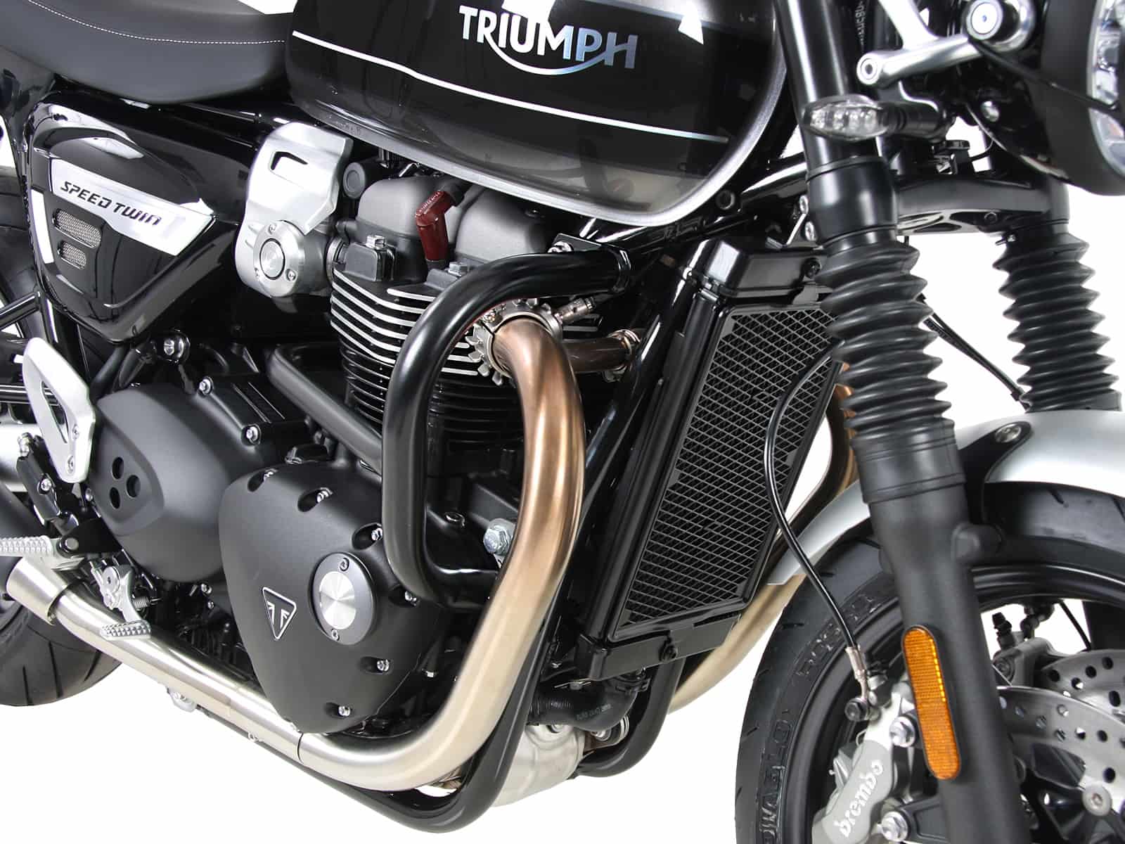 Engine protection bar black for Triumph Speed Twin (2019-2021)
