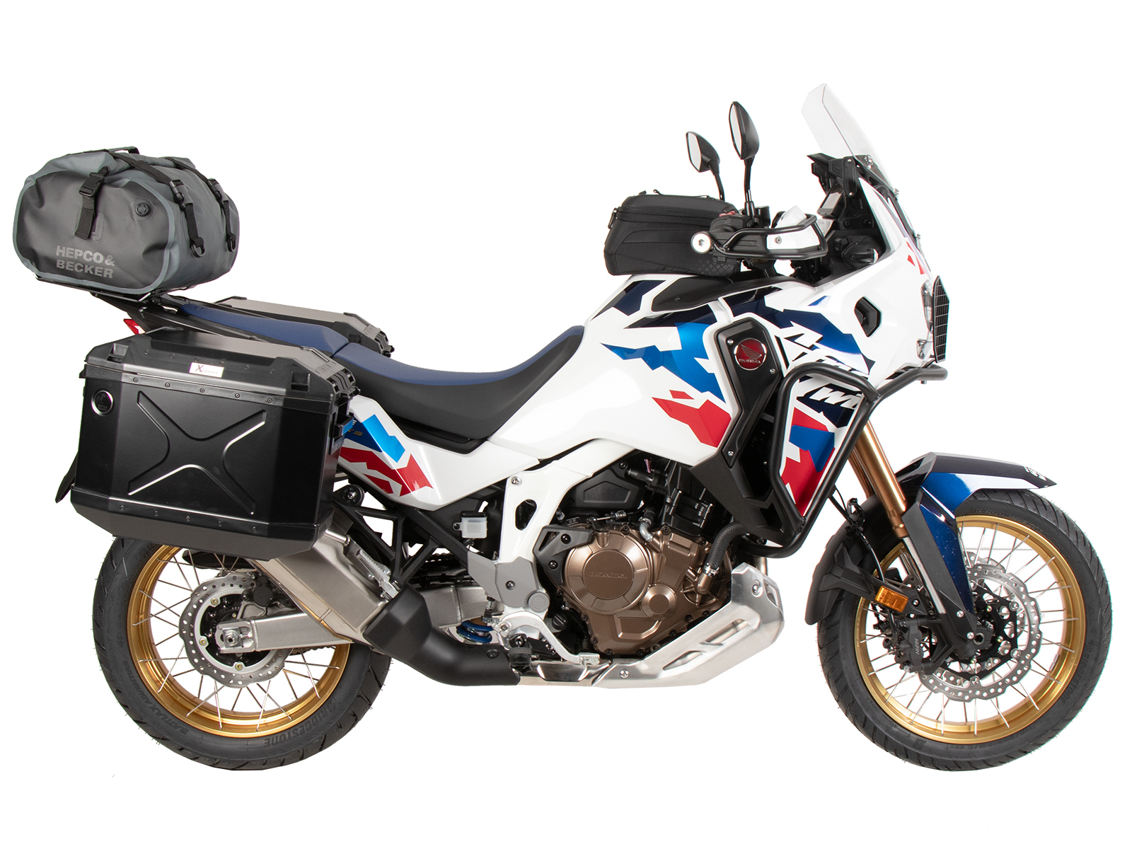 Sidecarrier permanent mounted black for Honda CRF 1100L Africa Twin Adventure Sports (2024-)