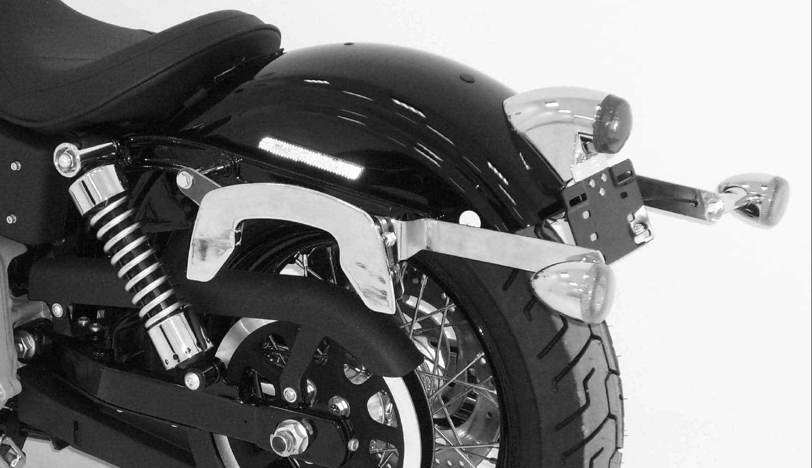 C-Bow sidecarrier chrome for Harley-Davidson FXDB Dyna Street Bob / FXDC Super Glide / Low Rider