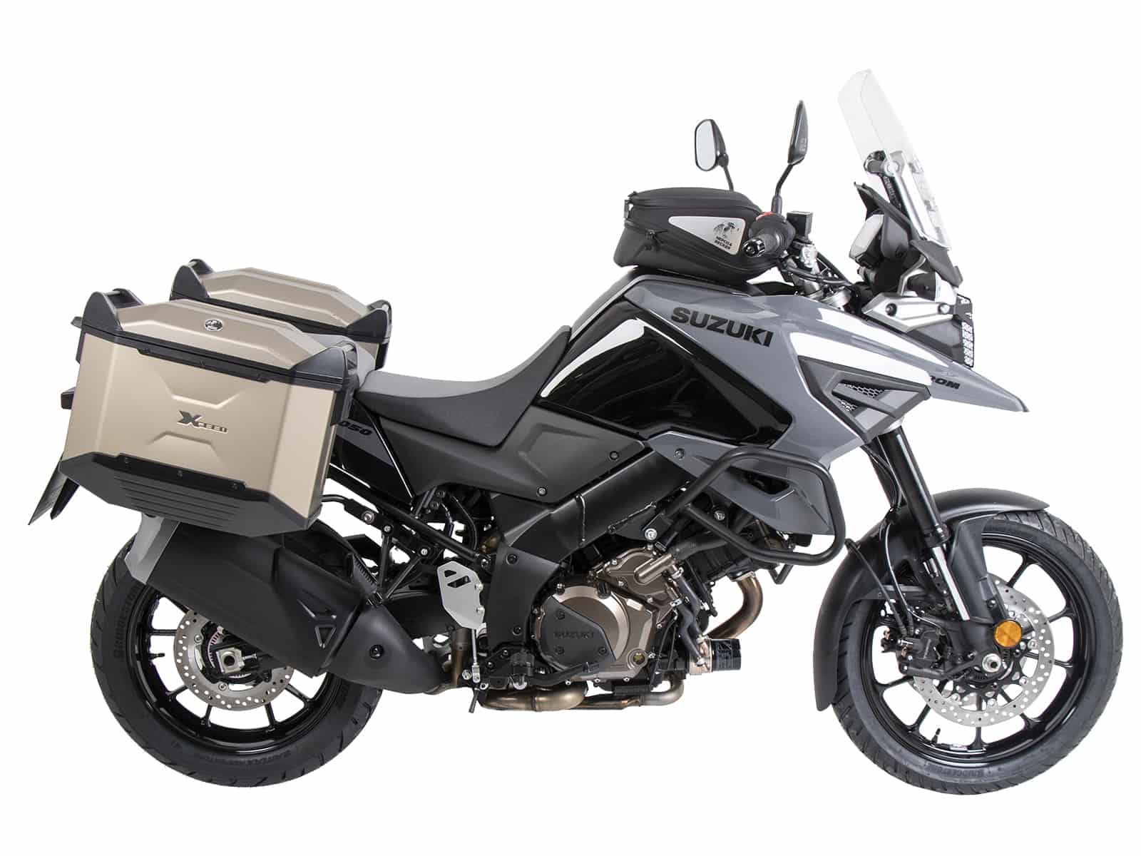 Sidecarrier permanent mounted black for Suzuki V-Strom 1050/XT (2020-2022)