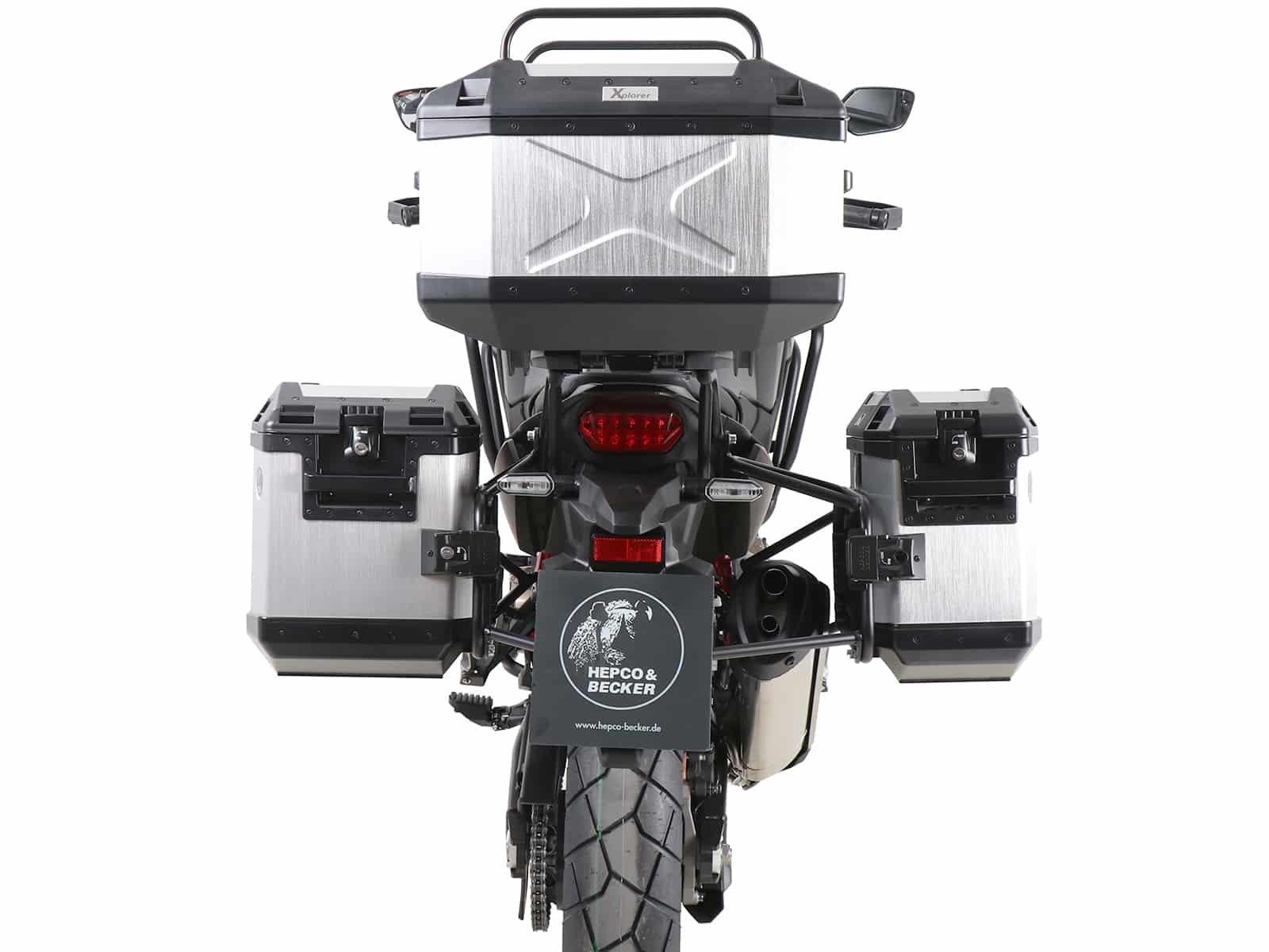 Sidecarrier permanent mounted black for Honda CRF 1100 L Africa Twin (2019-2021)