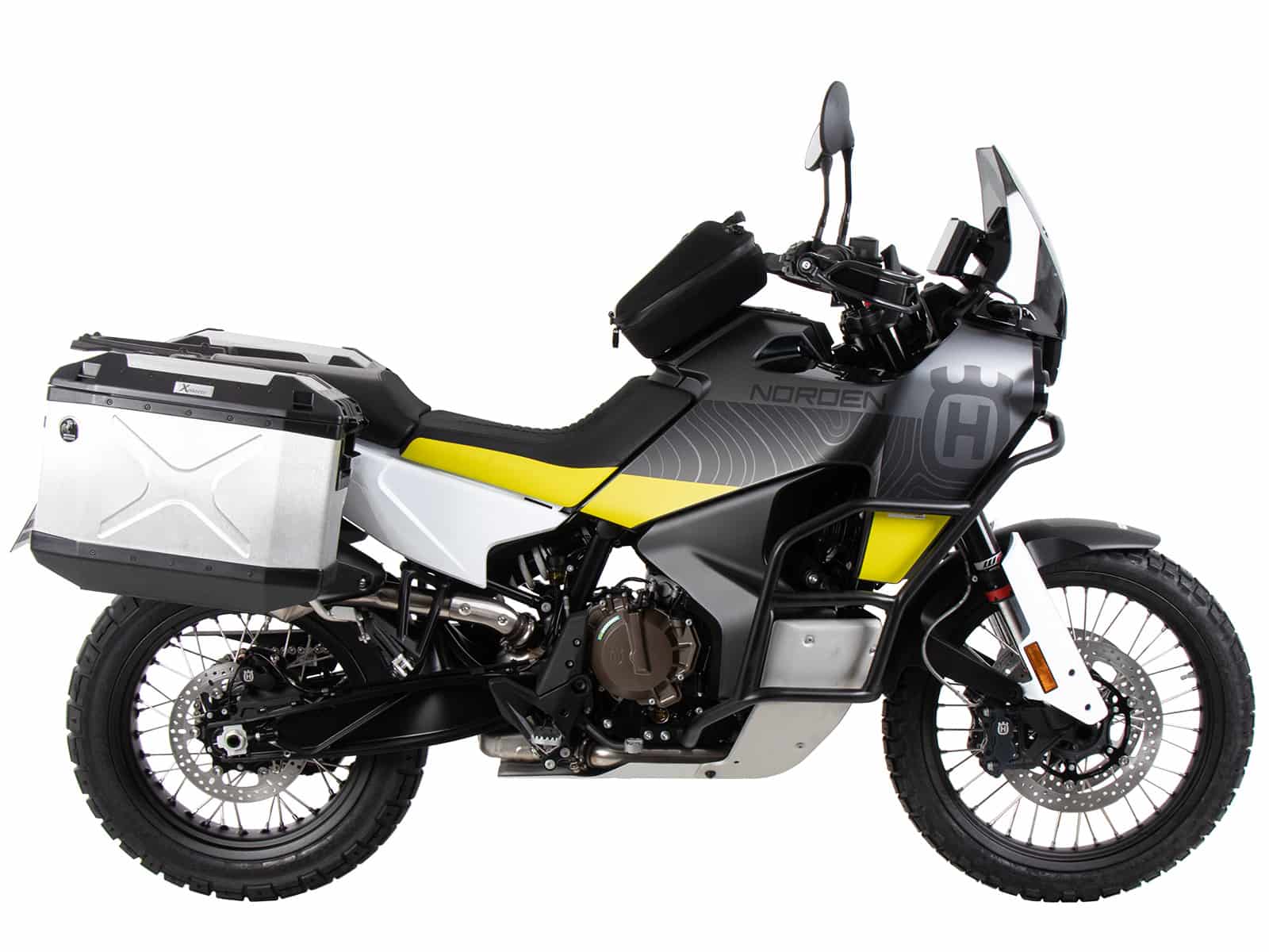 Sidecarrier permanent mounted black for Husqvarna Norden 901 / Expedition (2022-)