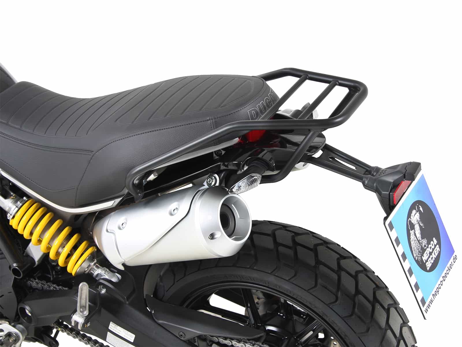 Tube rear rack - black for Ducati Scrambler1100/Special/Sport (2018-2020)