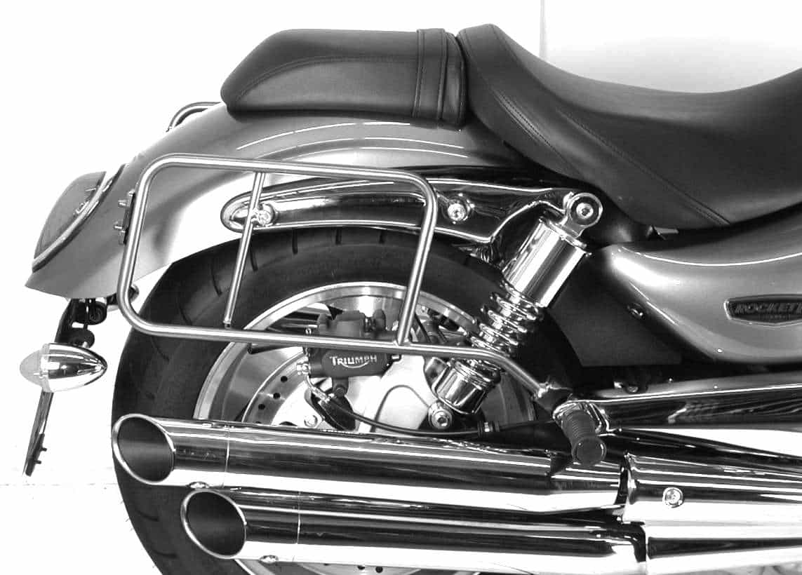 Sidecarrier permanent mounted chrome for Triumph Rocket/Rocket III Roadster (2011-2017)
