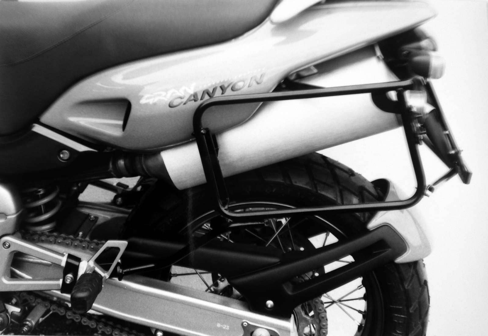 Sidecarrier permanent mounted black for Cagiva Gran Canyon 900 (1998-1999)