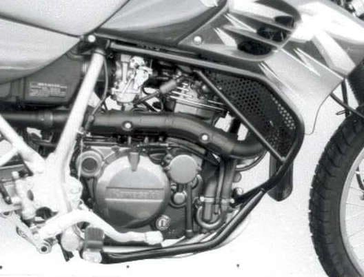 Engine protection bar black for Kawasaki KLR 650 (1995-2003)