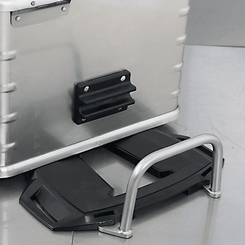 Special top case bracket for Alurack rear rack when using Alu Standard Topcase (silver)
